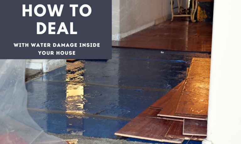 How To Deal With Water Damage Inside Your House
